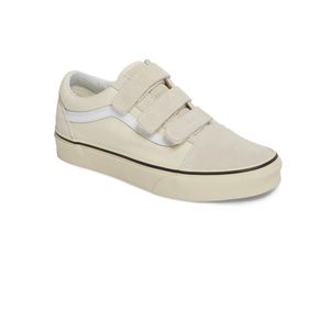 Vans Old Skool V Suede Canvas Sneaker Shoes Marshmallow